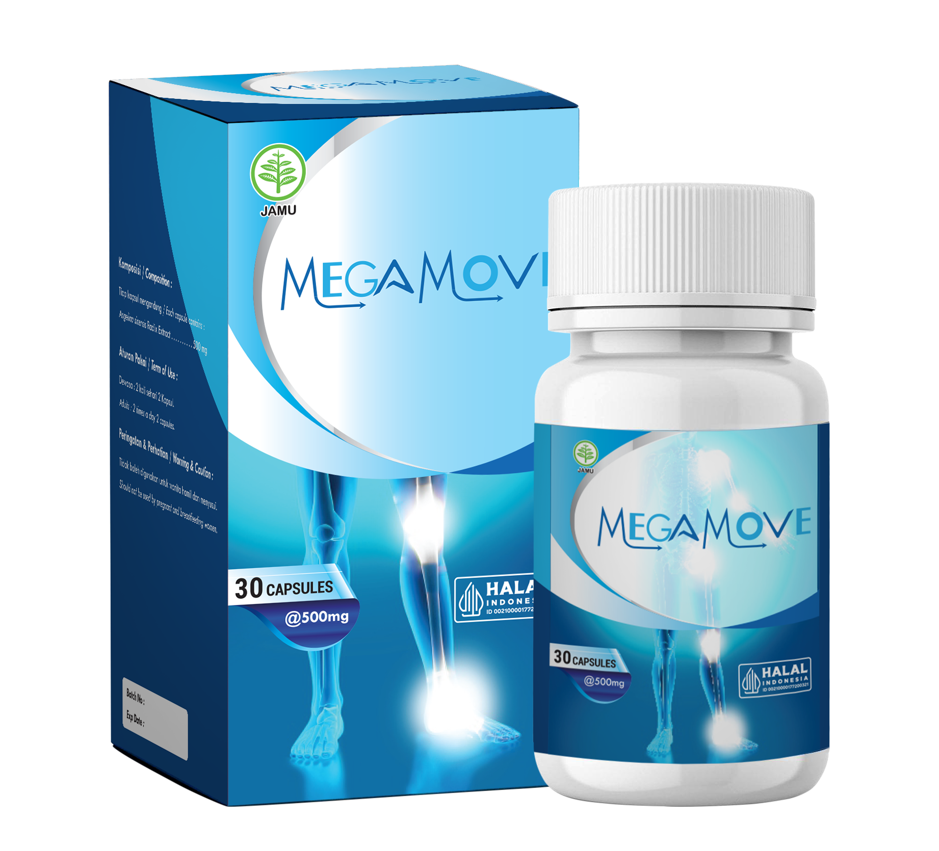 Megamove - Formula herbal untuk kesehatan persendian optimal